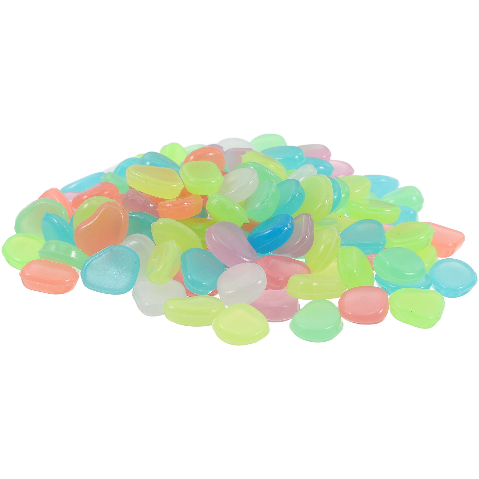 Fish Tank Gravel - 400 pièces de galets phosphorescents, pierres