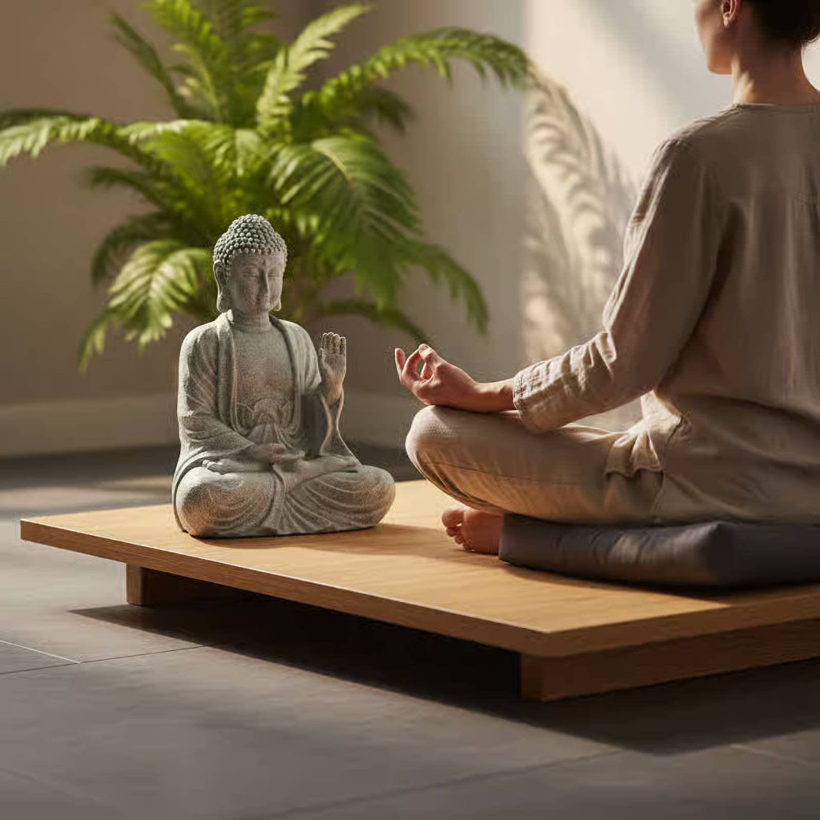 Aquarium Decor - Ensemble de 3 figurines de Bouddha