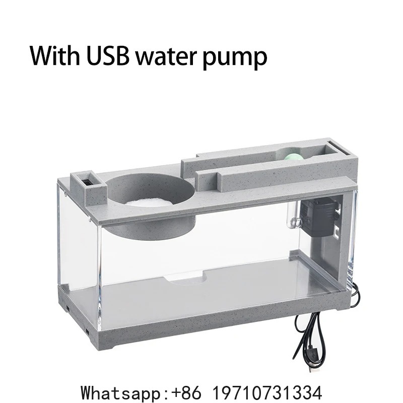Aquarium Light - Kit d'aquarium avec barre d'oxygène intégrée,
