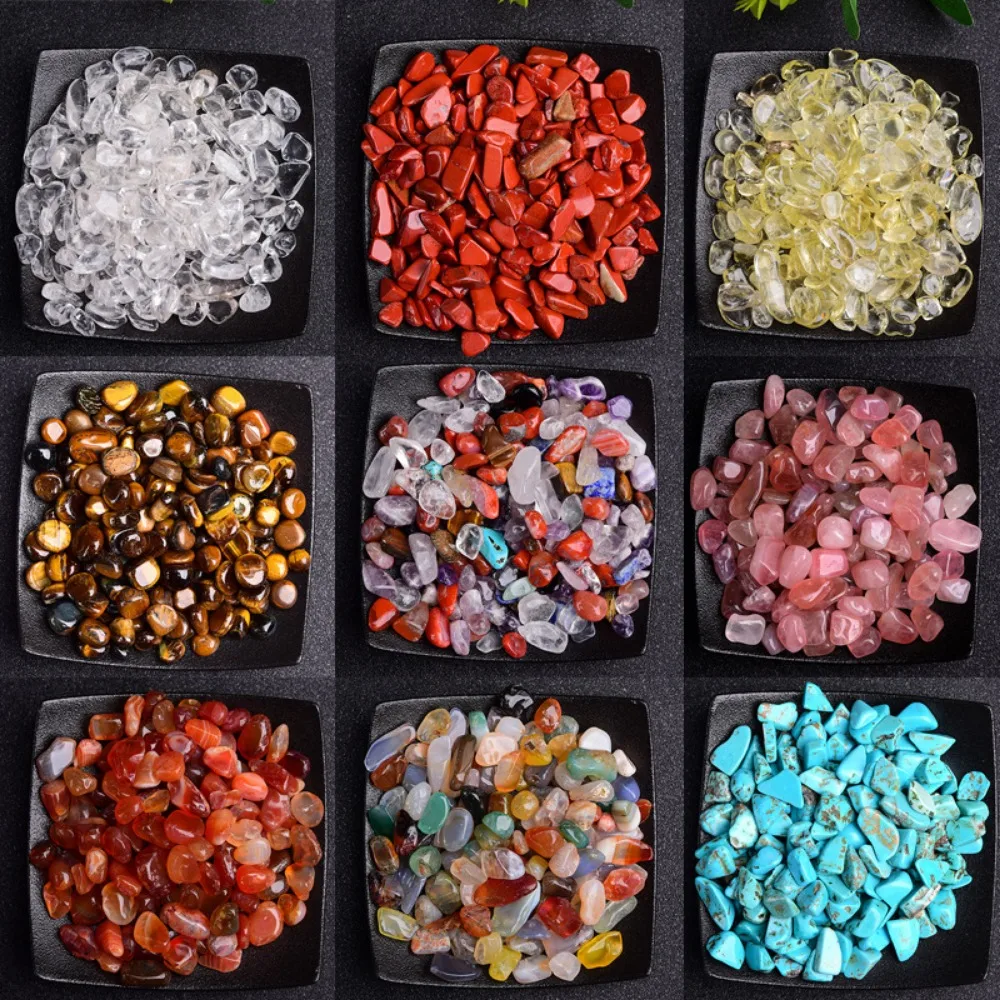 Fish Tank Gravel - Pierre naturelle Agate, gravier poli, cristal