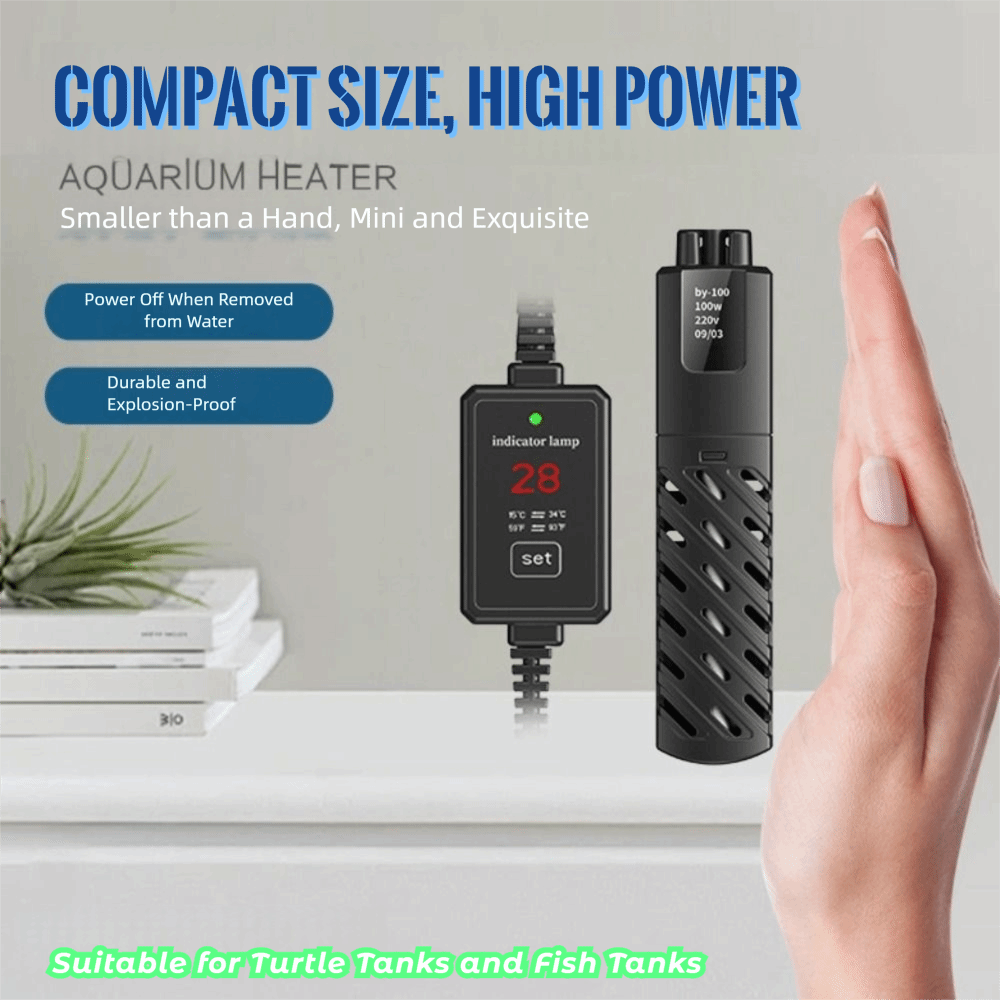 Fish Tank Heater - Chauffe-eau submersible pour aquarium en verre