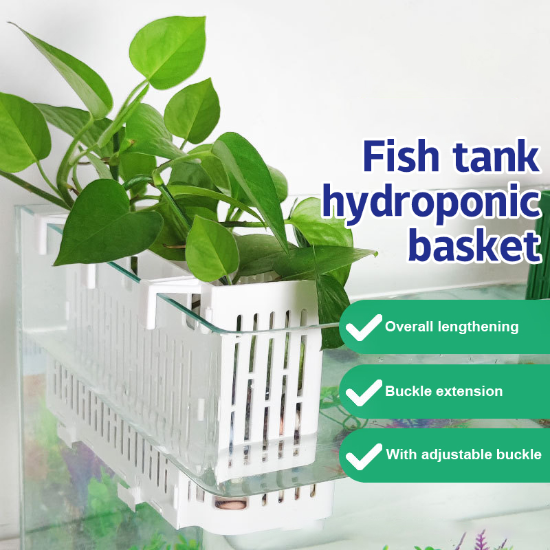 Fish Aquarium Home - 【F】Support suspendu pour aquarium, panier hydroponique
