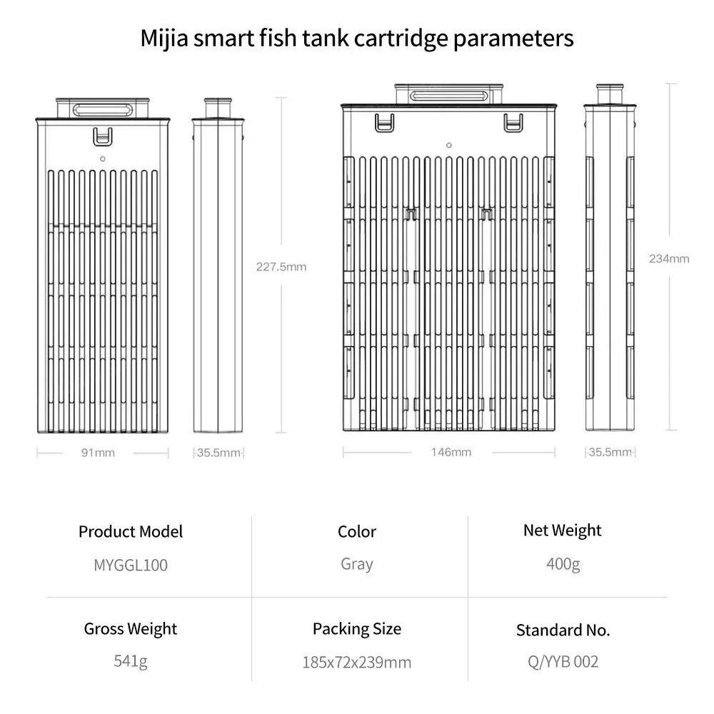 Ensemble de cartouches filtran - Xiaomi Aquarium Fish Tank avis et prix