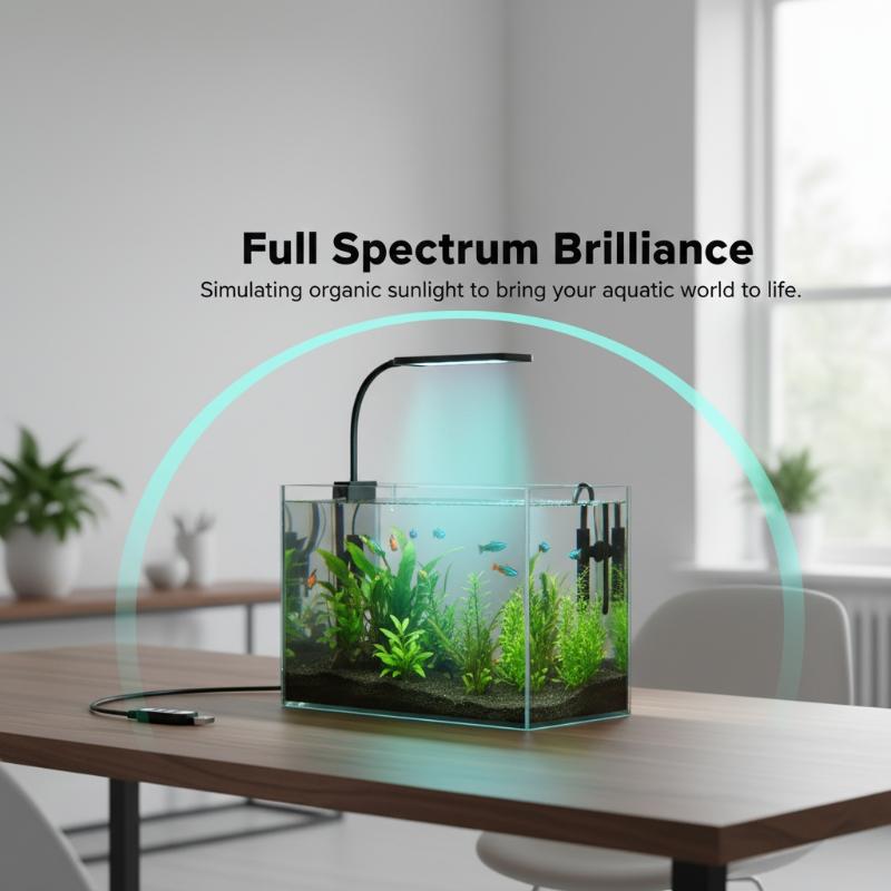 Lampe LED USB à pince pour aqu - Aquarium Light avis et prix