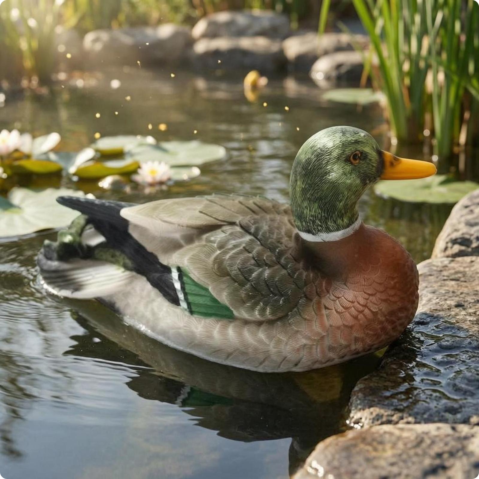 Figurine de canard en résine,  - Aquarium Decor avis et prix