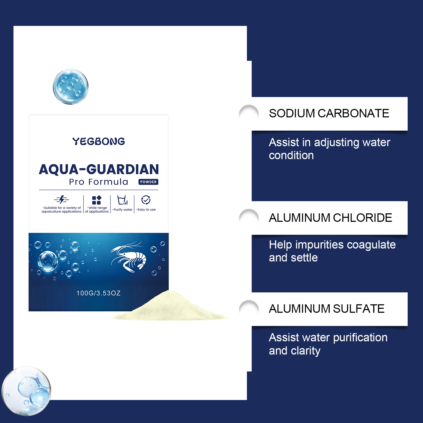 Aquarium Guardian : Poudre Cla - Fish Aquarium Home avis et prix